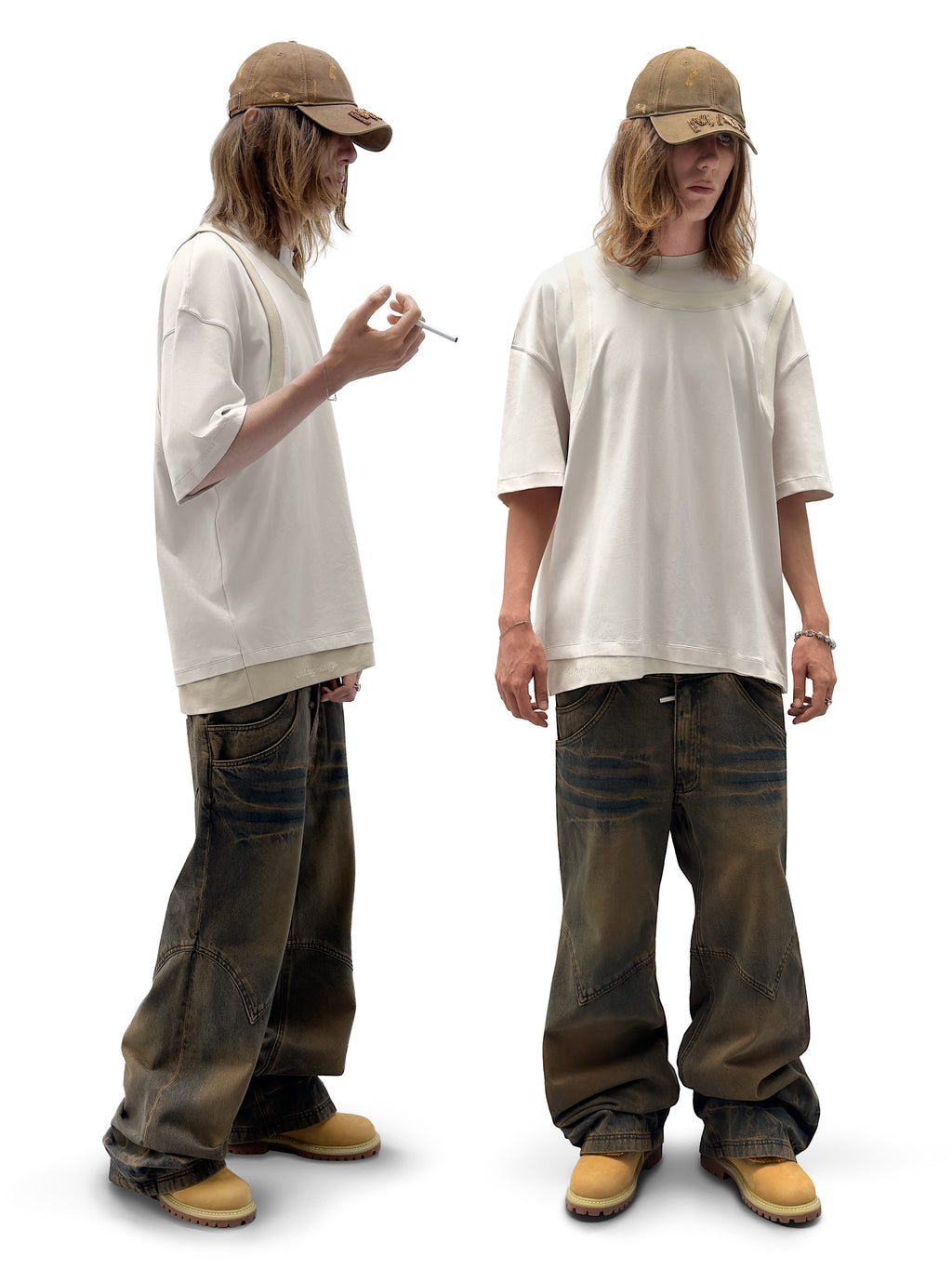 Джинсы MUD DYED