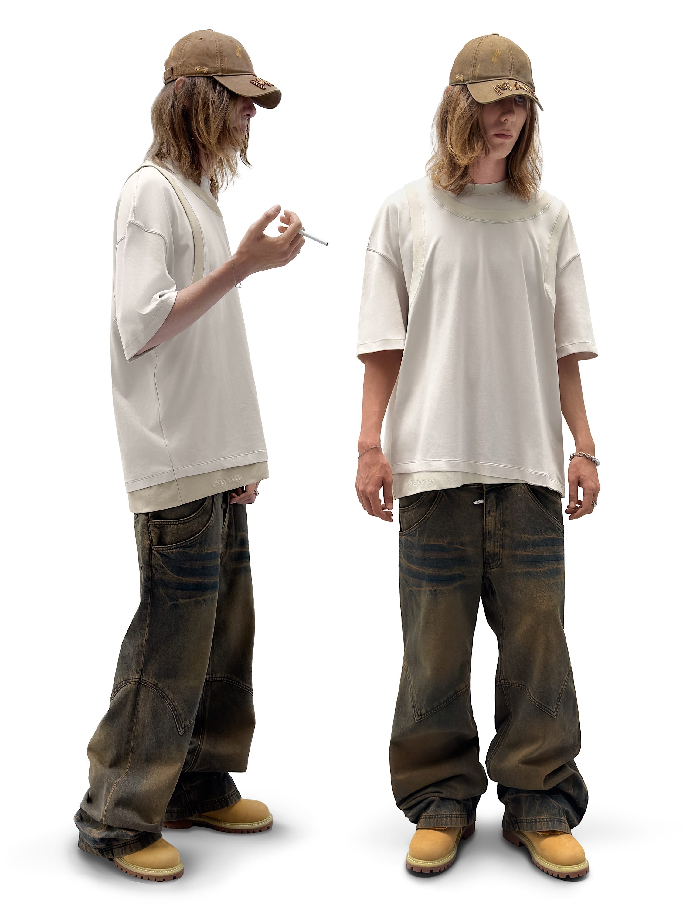 Джинсы MUD DYED