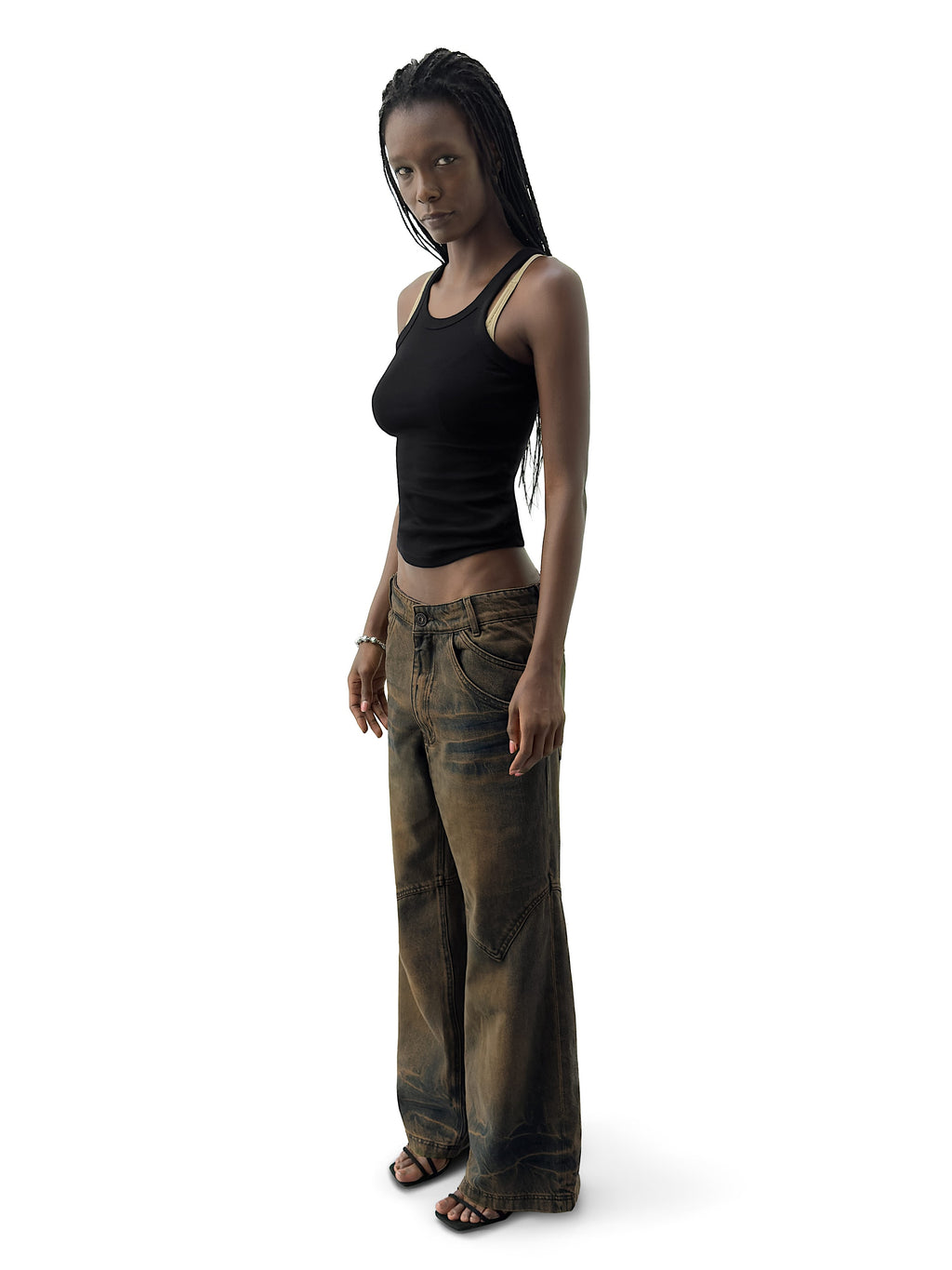 Джинсы MUD DYED