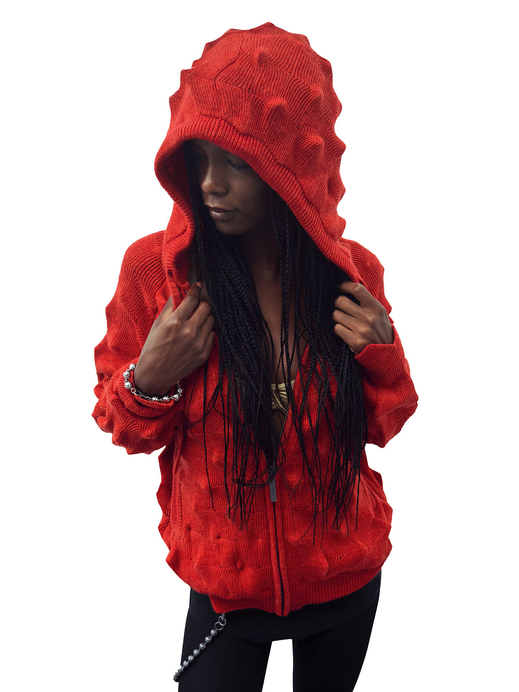 Худи SPIKED Zip-Up [red]