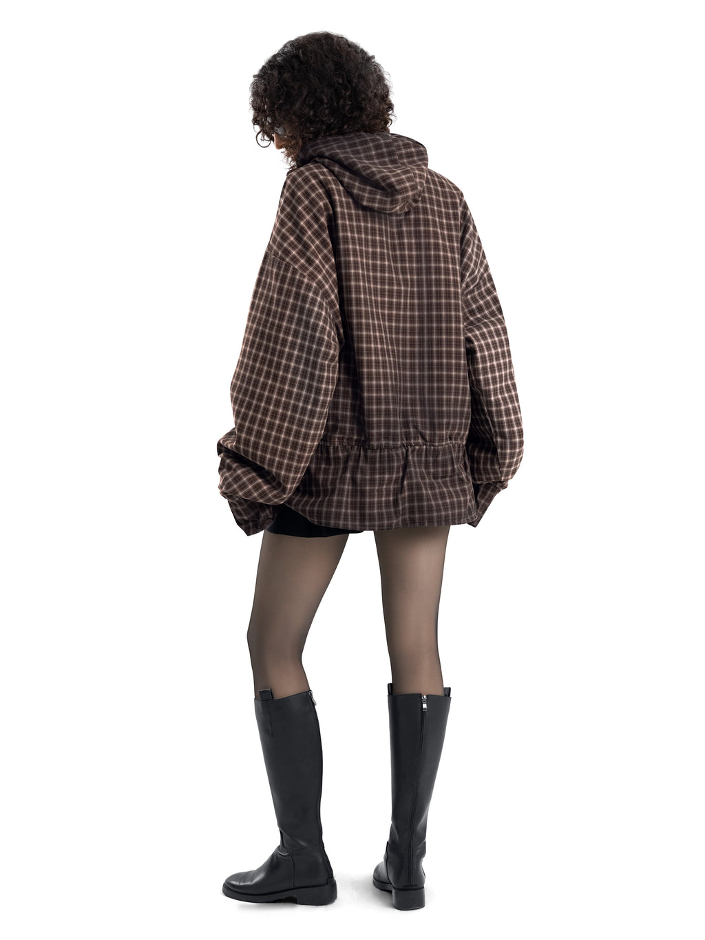 Бомбер с капюшоном OVERSIZED